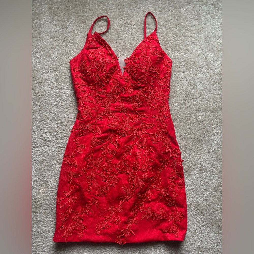 Size 4 red dress